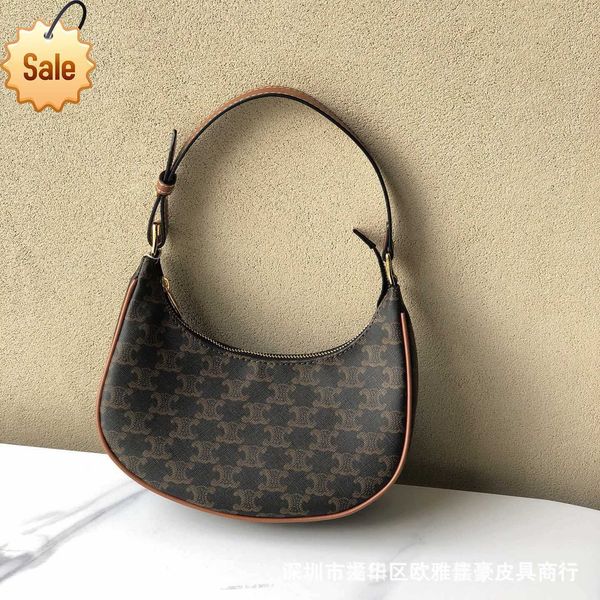

designer bags new style fashion single shoulder women's armpit bag fashion camouflage denim printed white flower triumphal arch factory