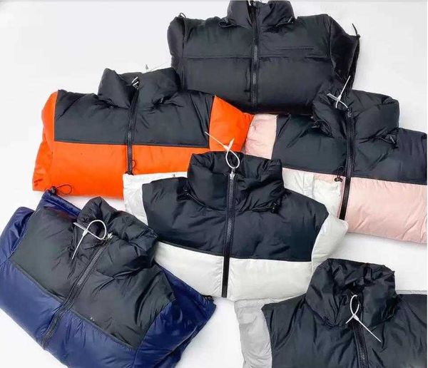 

2022 mens winter down jacket coat designer womens downs jackets camouflage couple models velvet sup coat fashion high quality, Black