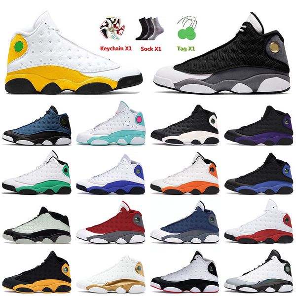

jumpman 13 13s basketball shoes del sol black flint starfish hyper royal gold glitter chicago mens women phantom outdoor trainers