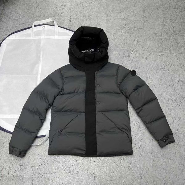 

designer maya men's down jacket 2022 new women's matte letters hooded jacket tag complete outfits top, Black