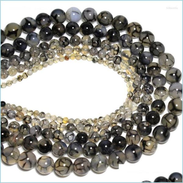 

other see pic loose spacer black dragon vein agate beads for making bracelet necklacesee brit22 drop delivery 2022 jewelry dh4sp