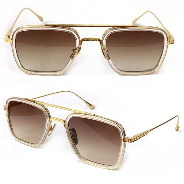 

sunglasses men full frame fashion design woman sung lasses flight 006 square frames vintage popula style uv 400 protective, White;black
