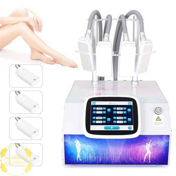 

4 pads mode cryotherapy slimming machine massage cellulite reduction fat ing beauty machines big power