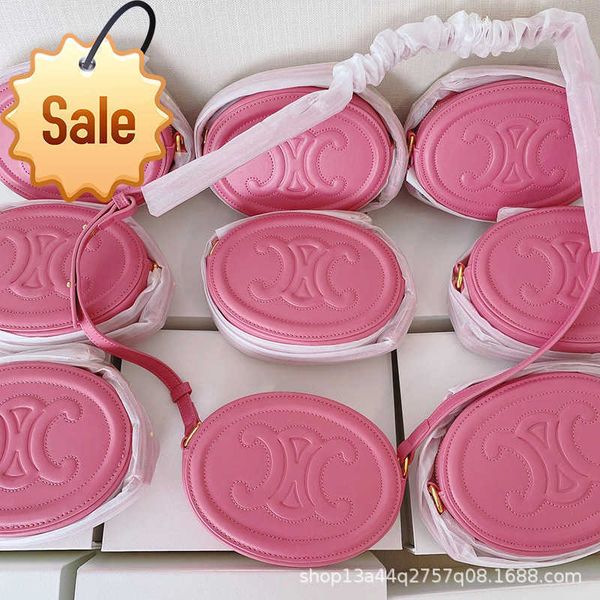 

designer bags leather women's 2022 new arc de triomphe pig nose round cake bag mini one shoulder messenger chest factory direct sale