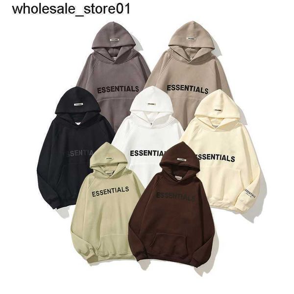 

new men's hoodies designer sweatshirts fashion brand three-dimensional letter printed sweater hooded men's women's plush, Black