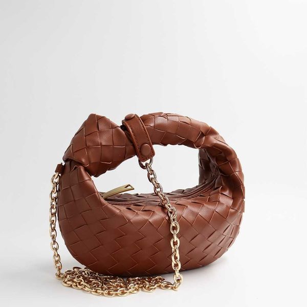 

fashion women's bottess handbag venetas knotted woven autumn and winter 2022 new leather dumpling croissant jodiemini cloud hand have l