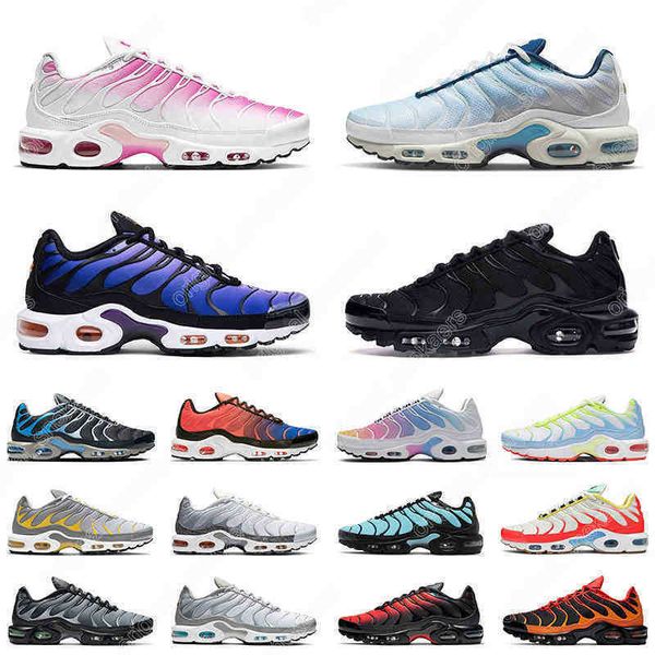 

running shoes trainers outdoor sneakers voltage purple hyper blue rainbow crater triple black white 36-45 tn plus men women