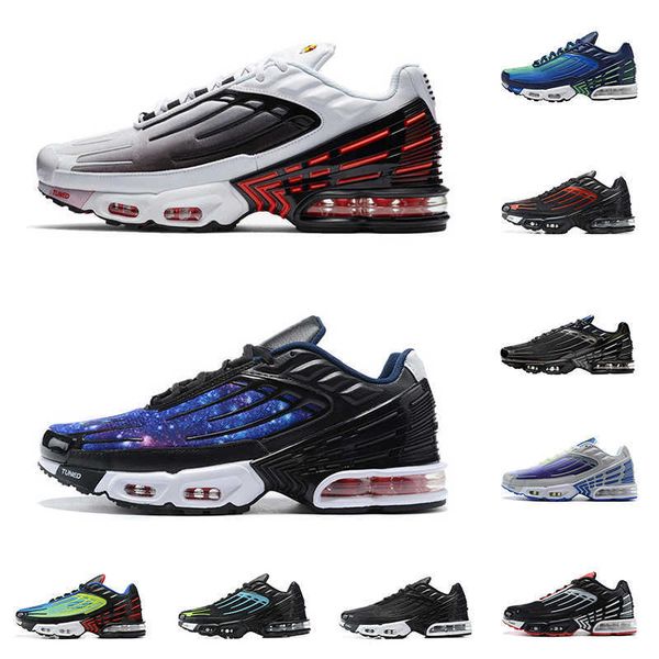

tn plus sneakers for men women fashion iparachute pack nebula black iridescent triple white running shoes outdoor sports trianers