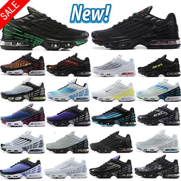 

shoes dr 2022 tn plus 3 men women running 3.0 obsidian rise bred laser blue triple black white hyper teal hombre femme chaussures zapatos
