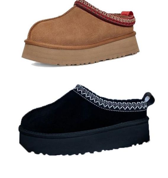 

australia u g g platform woman winter boot designer ankle boots tazz shoes chestnut black warm fur slippers indoor australian booties