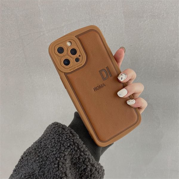 

Designer IPhone Case For 14 Plus 11 13 Pro Max Mobile Phone Cases Big Brand IPhones 12 Pro XS Luxury High Grade, Brown