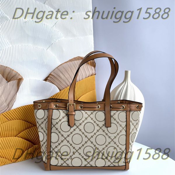 

premium leather drawstring canvas embroidery shopping bags luxury designer womens wallet handbags men's women's totes purse should