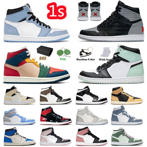 

2022 jumpman 1 mens womens basketball shoes big size us 12 original og rebellionaire banned high patent bred 1s mid dutch green designer sne