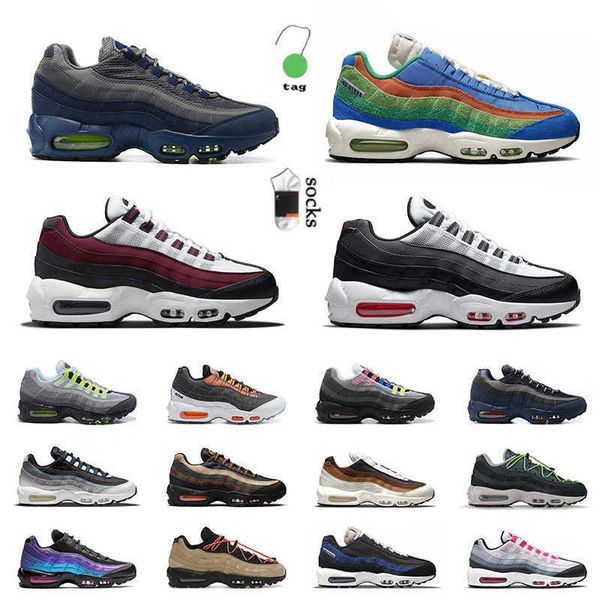 

outdoor shoes sports 95 men women 95s trainers running club dark army neon greedy triple black white wolf grey pink off og