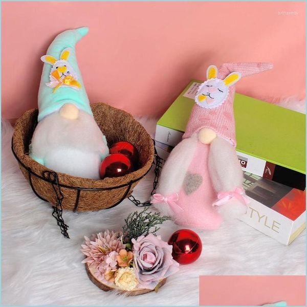 

jewelry pouches bags jewelry pouches bags easter soft stuffed faceless doll creative plush ornament with on hat festival home decora dh1md, Pink;blue
