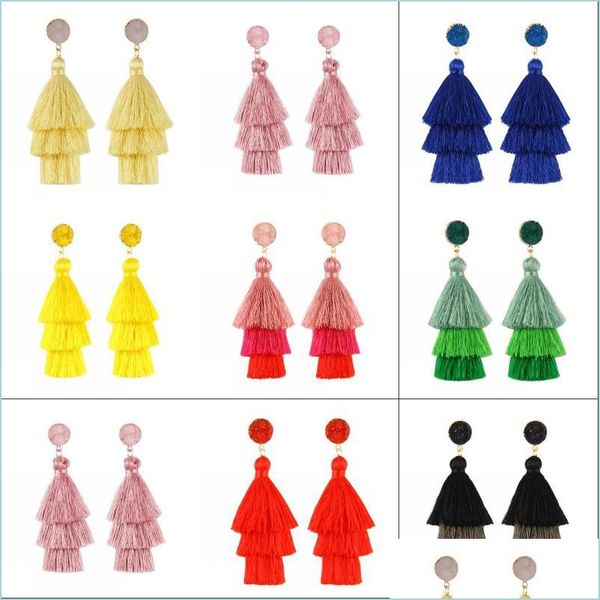 

dangle chandelier tassels drop dangle earrings jewelry korean womens fashion pendants studs natural earring temperament 3 9lq g2b de dhn0z, Silver