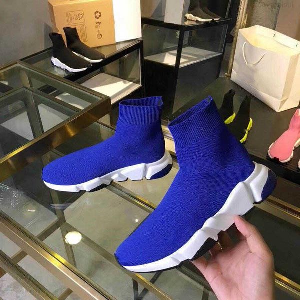 

shoes dress luxury designer blue speed black clear sole sneaker sock sports trainer sneakers with