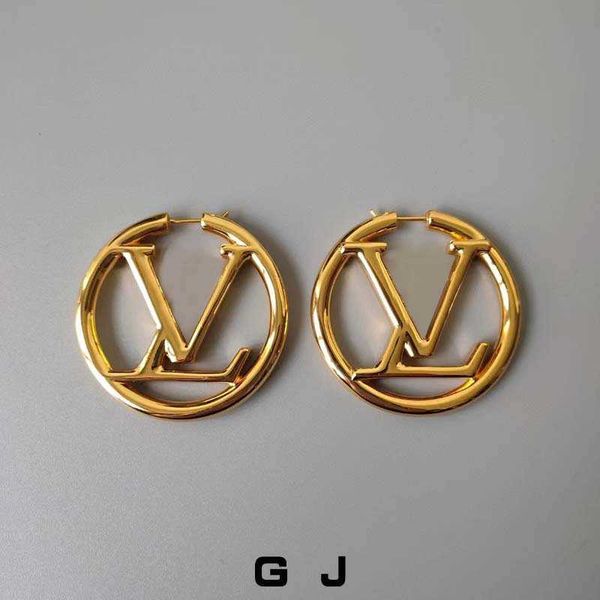 

charm hoop earrings fashion stud womens big circle earings designer earring for womens multipack luxury jewelry party match, Golden