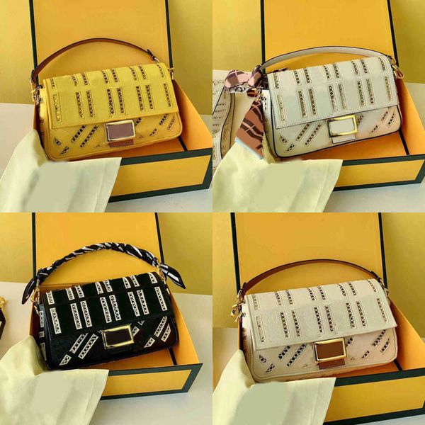 

evening bag shoulder bags for women with brand leather designer handbags tote fashion crossbody letter print baguette handbag female purses