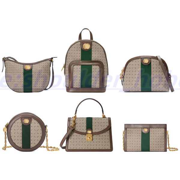 

luxury designer genuine leather ophidia shoulder bag green ribbon evening women's men crossbody bags tote womans fashion pockets handba