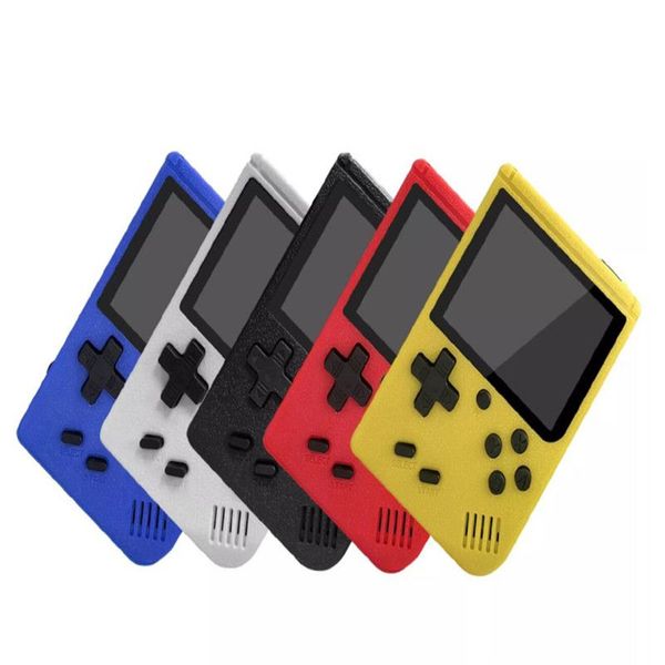 

handheld game players 400-in-1 games mini portable retro video game console support tv-out av cable 8 bit colorful lcd
