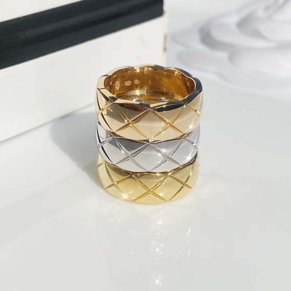 

s925 silver charm punk band ring in three colors plated have rhombus shape design and stamp ps7345a