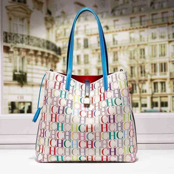 

evening bags totes shopping bags chhccolor women's bag hand one shoulder large capacity storage leather metal buckle 220830