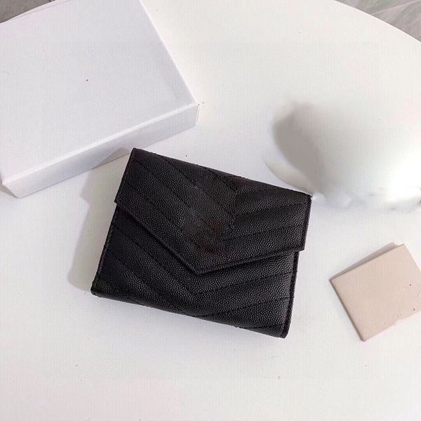 

designer cowhide leather wallet flap wallets luxury credit card holder fashion clutch purses pochette, Red;black