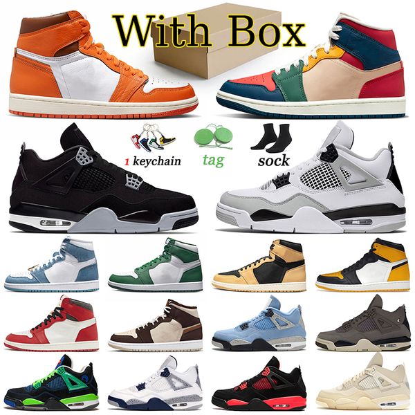 

jumpman basketball shoes military black canvas 1 men women yellow toe starfish 4s sneakers sports 4s red thunder 1s gorge green trainers us