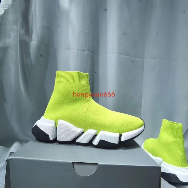

boot shoes speed trainer casual sock shoe triple black white pink glitter green flat fashion mens women runner socks fz balencaigaity reo