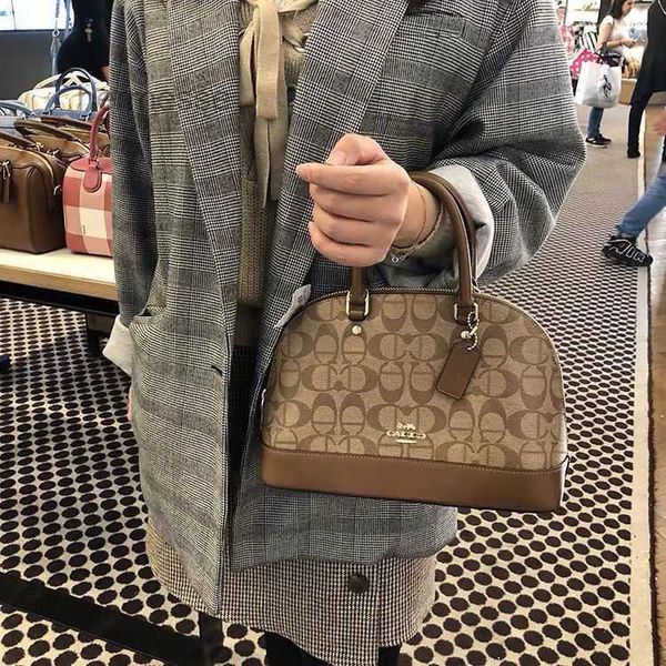 

evening bags coaah designer women's bag new fashion versatile shell handbag single shoulder diagonal printed handbags