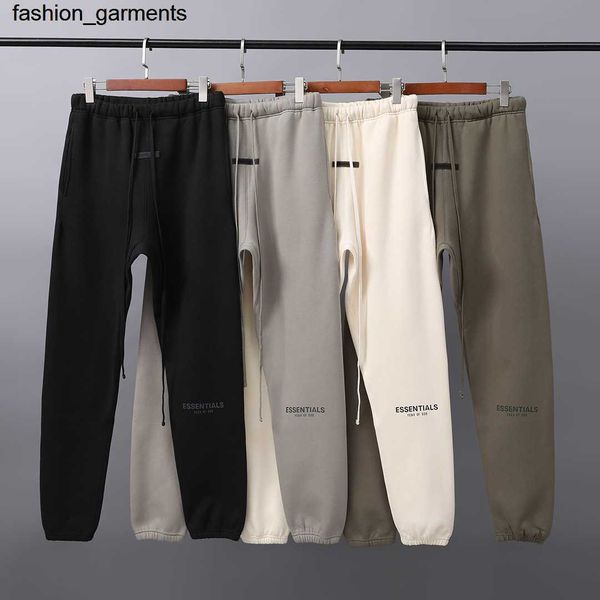 

designer double thread essential loose plush thickened trousers guard trousers men's trousers, Black