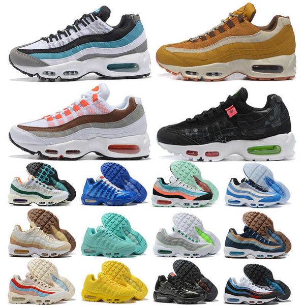 

95s men running shoes 95 triple black white neon laser fuchsia sean wotherspoon greedy clear overlays mens women trainers outdoor sports sne