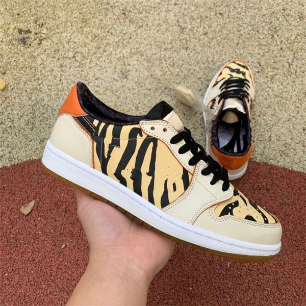 

1 retro low cny black multicolor basketball shoes tiger yellow jumpman 1s trainers youths sport sneakers big boy athletic shoe