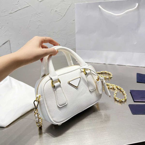 

pbag triangle shopping bags totes prabag mini leather tote bag women 7 colors designer one-shoulder designers handbag messenger crossbody pu