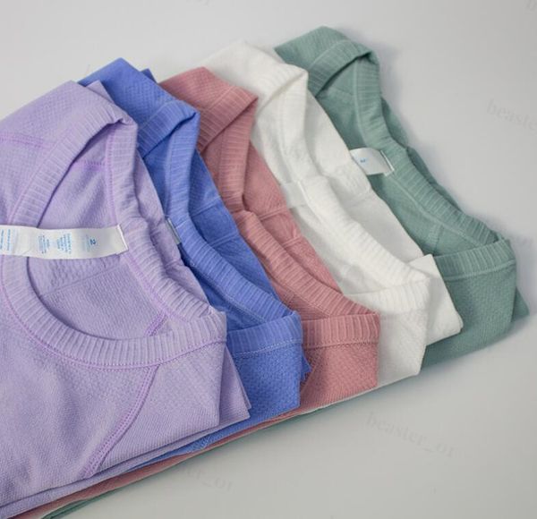 

t shirts swiftlys tech 1.0 2.0 yoga womens tshirts sports wear ladies short-sleeved t-shirts moisture wicking knit high elastic polos lulus6