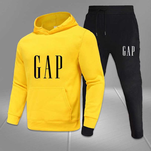 

men's tracksuits new joggers suit for men hoodies pants 2pcs/sets sweatshirt sweatpants male gyms trousers sportswear, Gray