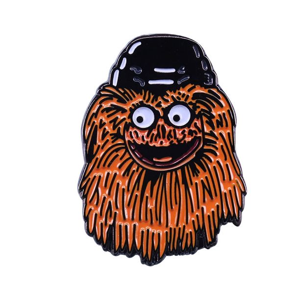 

furry orange mascot enamel pin brooch jewelry brooch badges, Blue