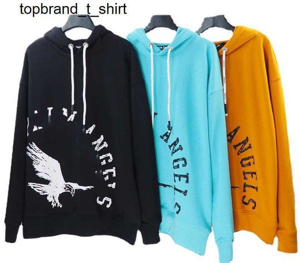

new men's hoodies designer sweatshirts palmss fashion brand brown letter printed pullover couple loose men women hoodie, Black