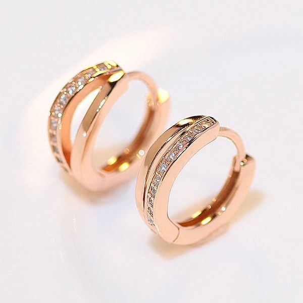 

designer jewelry dangle earrings s925 pure silver small circle all the senior design feeling new tide female stud earring