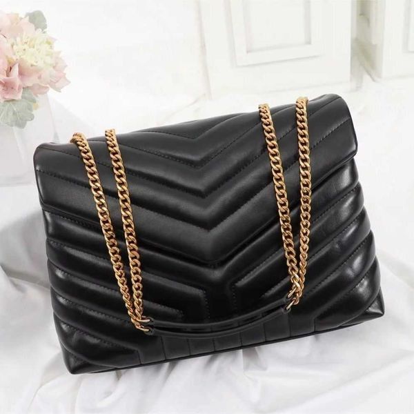 

luxury designer genuine leather female handbag lou messenger bag lady crossbody handbag female chain shoulder bags