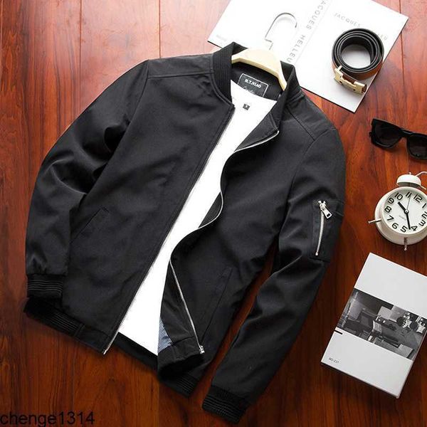 

men's jackets new arrival spring autumn business solid fashion coat mens casual slim stand collar men bomber jacket u909, Black;brown