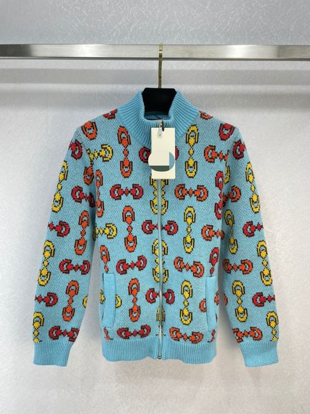 

1012 l 2022 autumn women's sweaters cardigan blue flora print crew neck long sleeve weilan, White;black