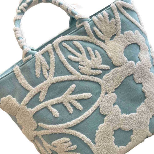 

pbag triangle logo evening bags totes shoulder brand designer embroidered denim p lager capacity canvas bag two-tone pattern nylon handbags