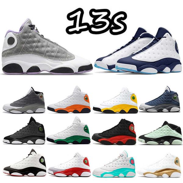 

2022 13 13s men basketball shoes sneakers houndstooth singles day dark powder blue starfish flint chicago island hyper royal dmp women