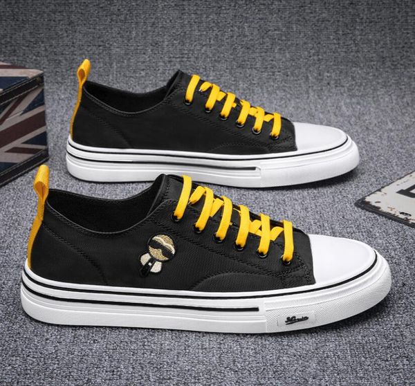 

brand casual shoes vintage men's sports canvas lace-up sneakers home fashion m7709