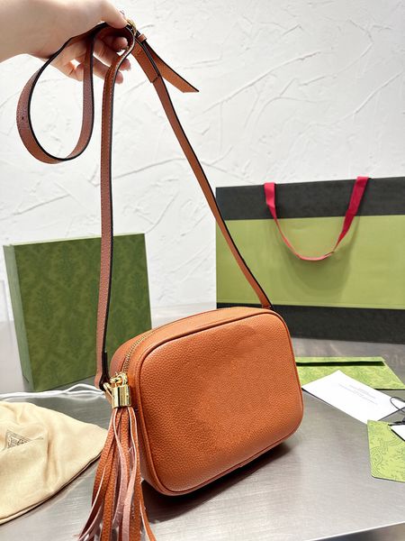 

small leather disco bag women shoulder crossbody bag soho tassel bags