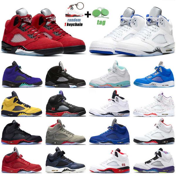 

5s blue bird jumpman basketball shoes 5 raging red hyper royal og black metallic 3 mens trainers outdoor spor air jordon jordens