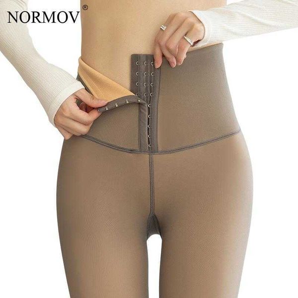 

women's leggings normov velvet tights women winter flesh light thick elasticity pantyhose high waist slim tight warm pantyhose women t2, Black