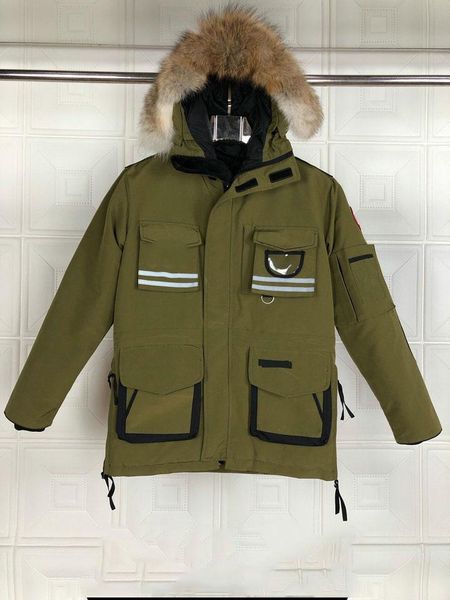 

2022 mens womens canada down parkas women goode jackets coats owl outdoor goose constable reflective short mid length warm 03, Black
